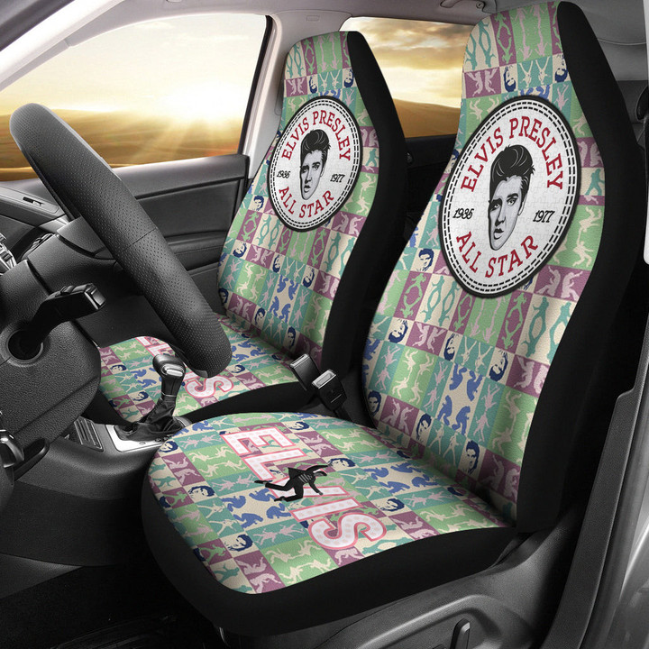 Elvis Presley Car Seat Covers NFL Car Accessories Custom For Fans AA22112401