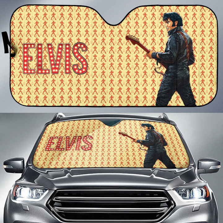 Elvis Presley Car Sun Shade Singer Car Accessories Custom For Fans AA22112404