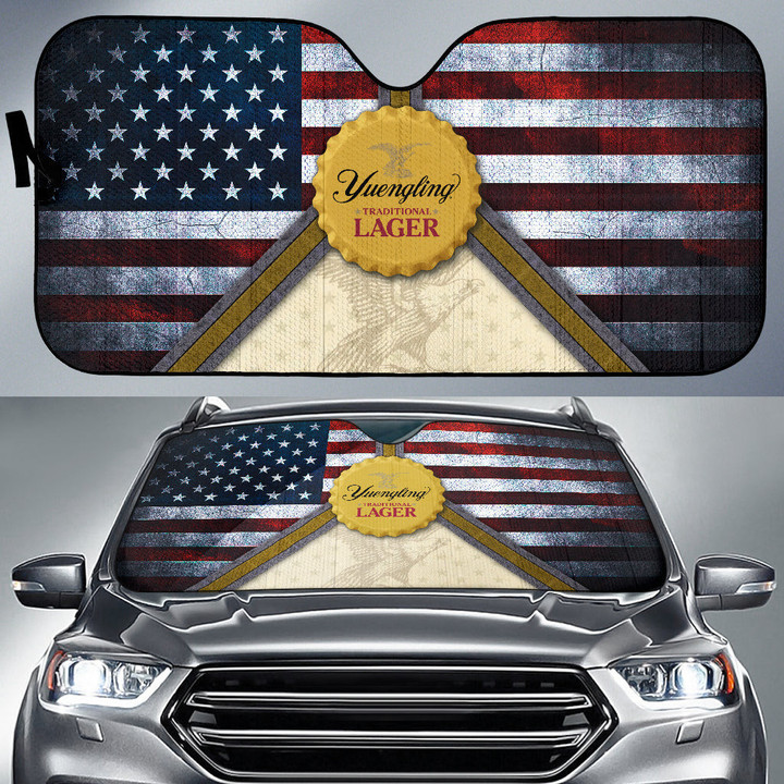 Yuengling Traditional Larger Drinking Car Sun Shade Hobby Car Accessories Custom For Fans AA22112904