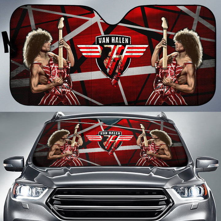 Van Halen Hard Rock Band Car Sun Shade Music Band Car Accessories Custom For Fans AA22120101
