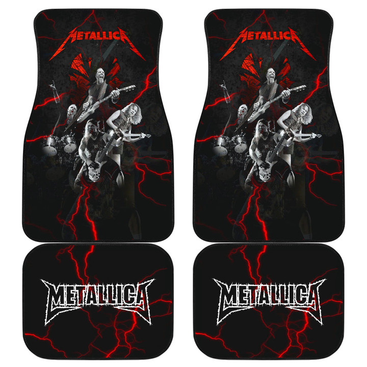Metallica Band Car Floor Mats Heavy Metal Band Car Accessories Custom For Fans AA22113003
