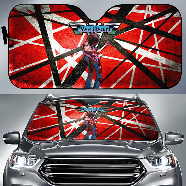 Van Halen Hard Rock Band Car Sun Shade Music Band Car Accessories Custom For Fans AA22120103