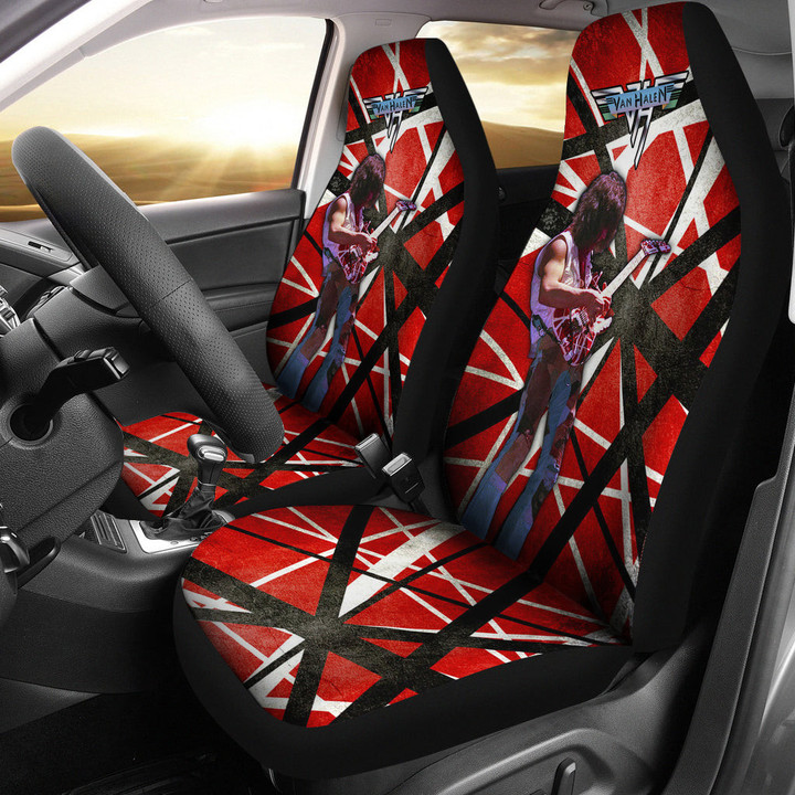 Van Halen Hard Rock Band Car Seat Covers Music Band Car Accessories Custom For Fans AA22120103
