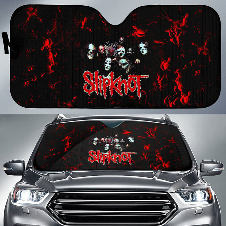 Slipknot Heavy Metal Band Car Sun Shade Music Band Car Accessories Custom For Fans AA22120704