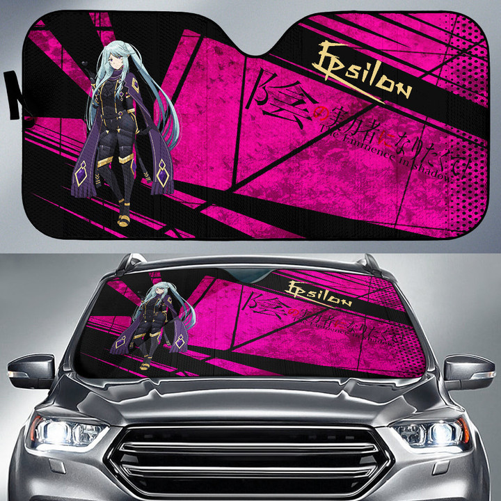 Epsilon Kage No Jitsuryokusha The Eminence In Shadow Anime Car Sun Shade Anime Car Accessories Custom For Fans AA22121404