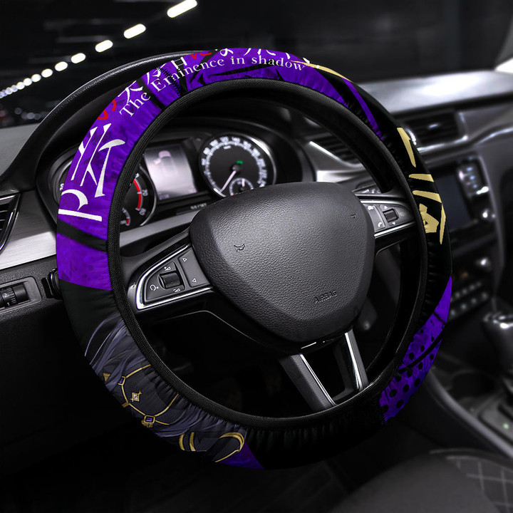 Delta Kage No Jitsuryokusha The Eminence In Shadow Anime Steering Wheel Cover Anime Car Accessories Custom For Fans AA22121402