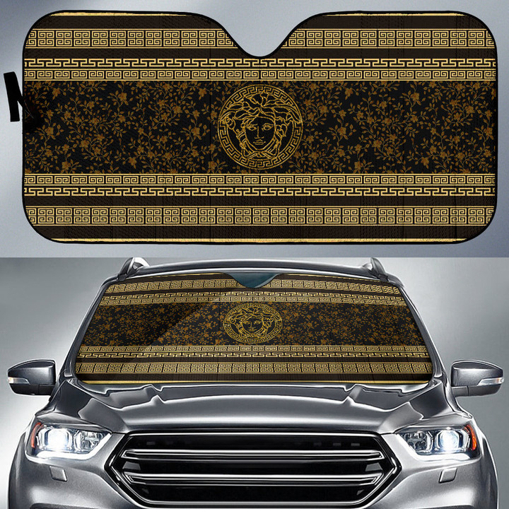 Versace Symbol Car Sun Shade Fashion Car Accessories Custom For Fans AA22122802