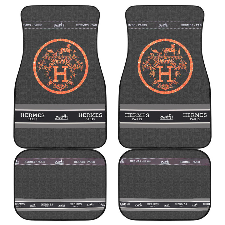 Hermes Symbol Car Floor Mats Fashion Car Accessories Custom For Fans AA22122902
