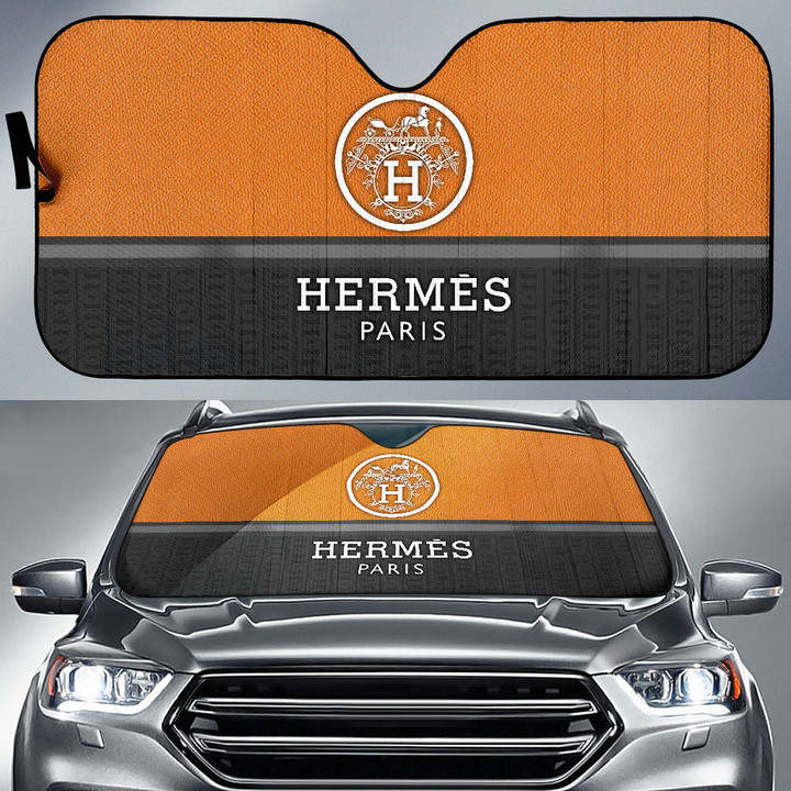 Hermes Symbol Car Sun Shade Fashion Car Accessories Custom For Fans AA22122903
