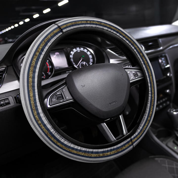 Prada Symbol Steering Wheel Cover Fashion Car Accessories Custom For Fans AA23010504