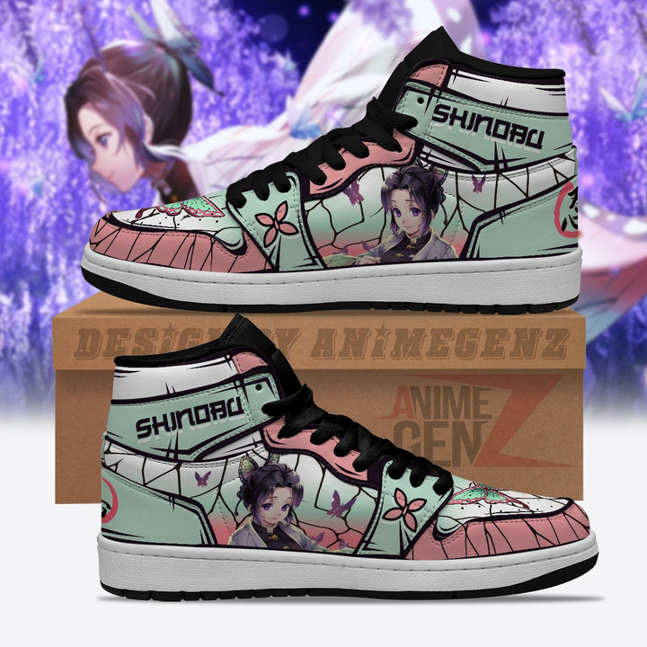 Demon Slayer JD Sneakers Kochou Shinobu Custom Anime Shoes