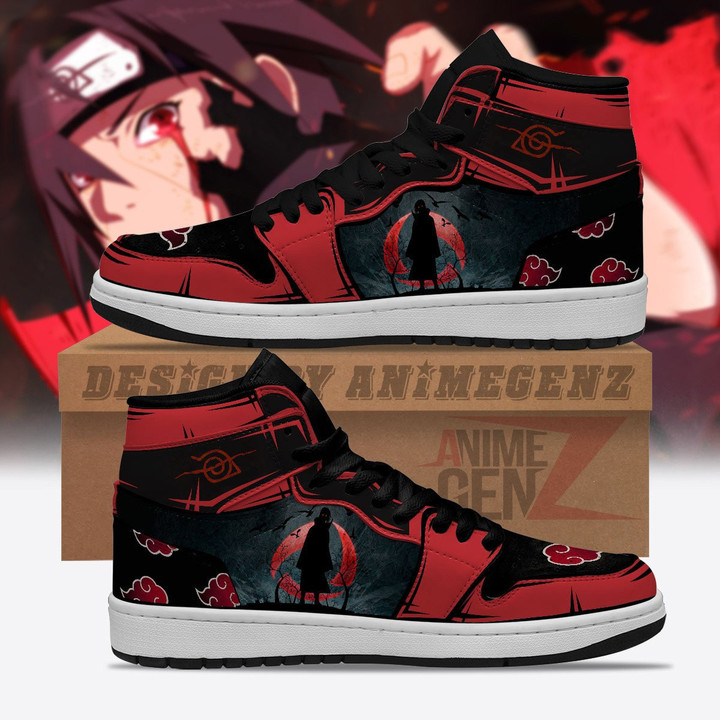 Naruto Itachi Akatsuki JD Sneakers Custom Anime Shoes