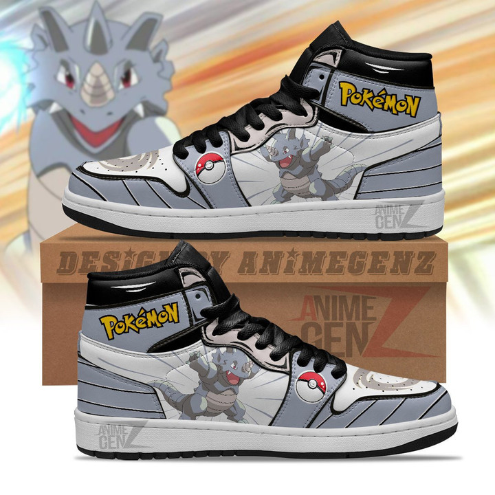 Pokemon Rhydon JD Sneakers Custom Pokemon Anime Shoes