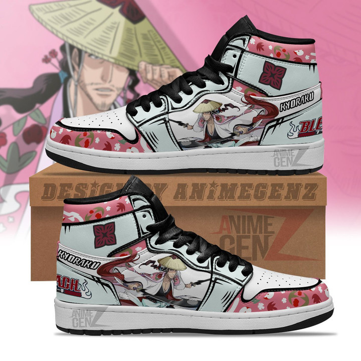 Bleach Shunsui Kyoraku JD Sneakers Custom Anime Shoes