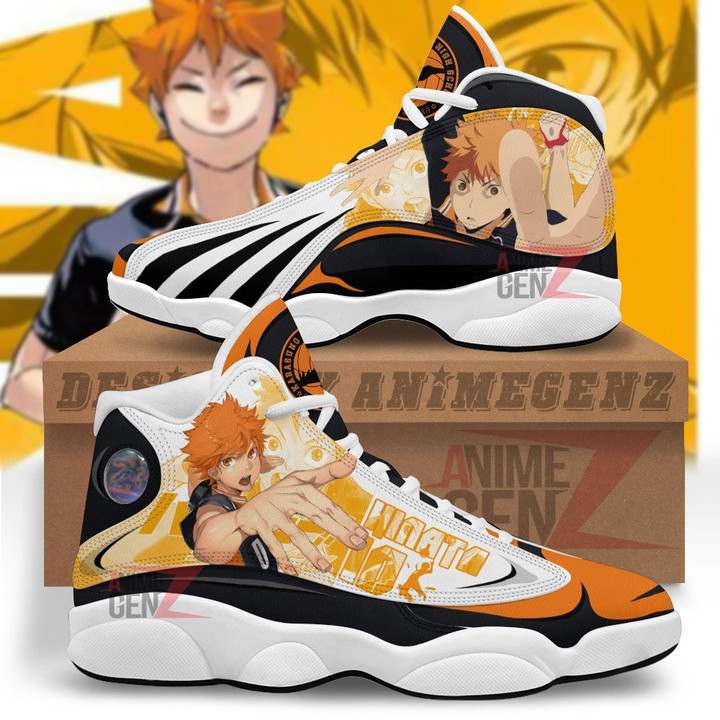 Haikyuu Hinata Shoyo Air Jordan 13 Sneakers Custom Anime Shoes