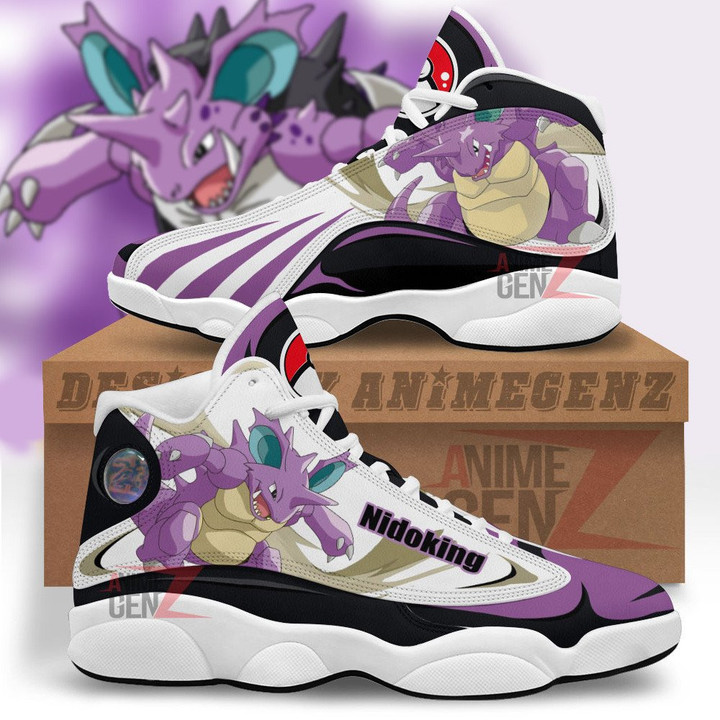 Pokemon Nidoking Air Jordan 13 Sneakers Custom Anime Shoes