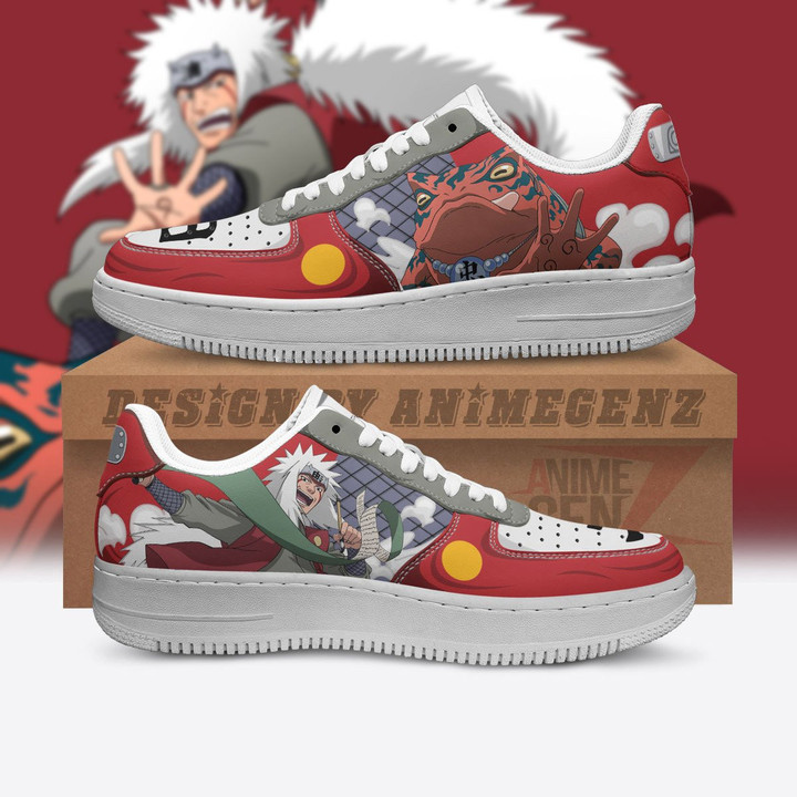 Naruto Jiraiya Air Sneakers Custom Anime Shoes