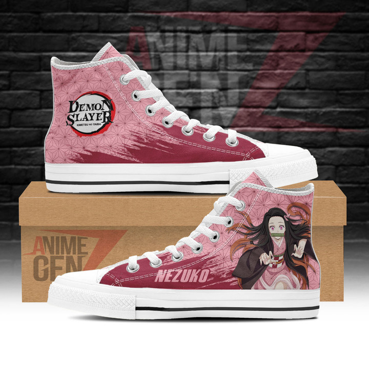 Demon Slayer Nezuko High Top Shoes Custom Anime Shoes