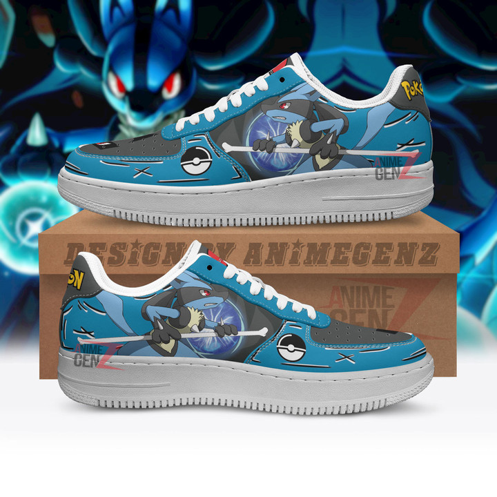 Pokemon Lucario Air Sneakers Custom Anime Shoes