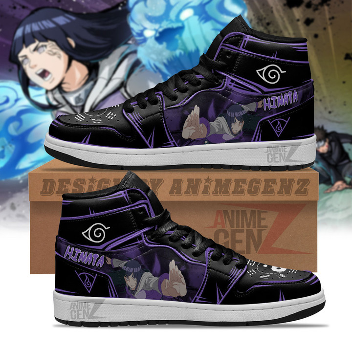 Naruto Hinata JD Sneakers Custom Anime Shoes