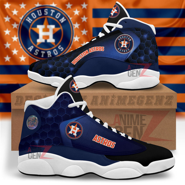 Houston Astros Air Jordan 13 Sneakers MLB Custom Sports Shoes