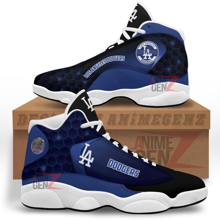 Los Angeles Dodgers Air Jordan 13 Sneakers MLB Custom Sports Shoes