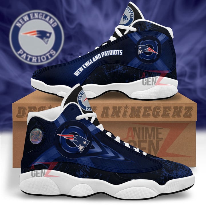 New England Patriots Air Jordan Sneakers 13 NFL Custom Sport Shoes