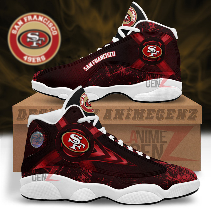 San Francisco Air Jordan Sneakers 13 NFL Custom Sport Shoes