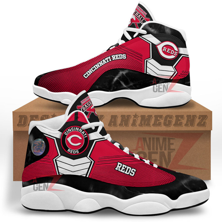 Cincinnati Reds Air Jordan 13 Sneakers MLB Baseball Custom Sports Shoes