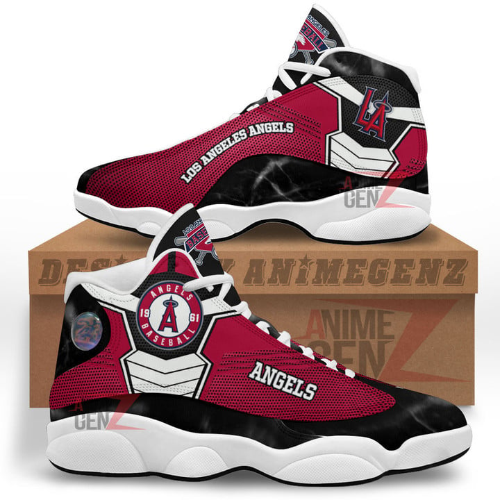 Los Angeles Angels Air Jordan 13 Sneakers MLB Baseball Custom Sports Shoes