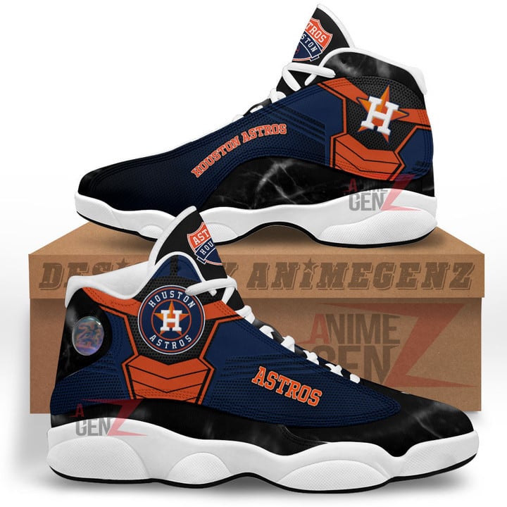 Houston Astros Air Jordan 13 Sneakers MLB Baseball Custom Sports Shoes
