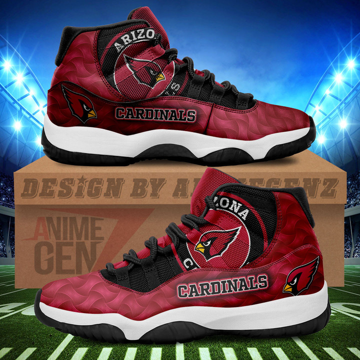 Arizona Cardinals Air Jordan 11 Sneakers NFL Custom Sport Shoes