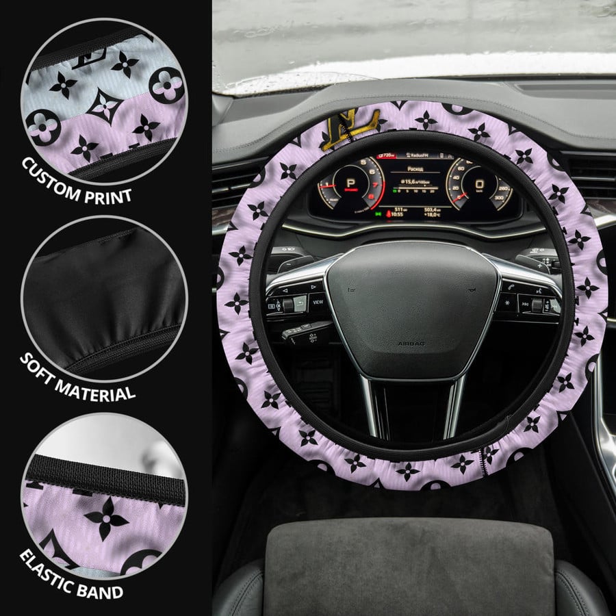 Grey lv steering wheel Pimped by us @city_car_accessories_online