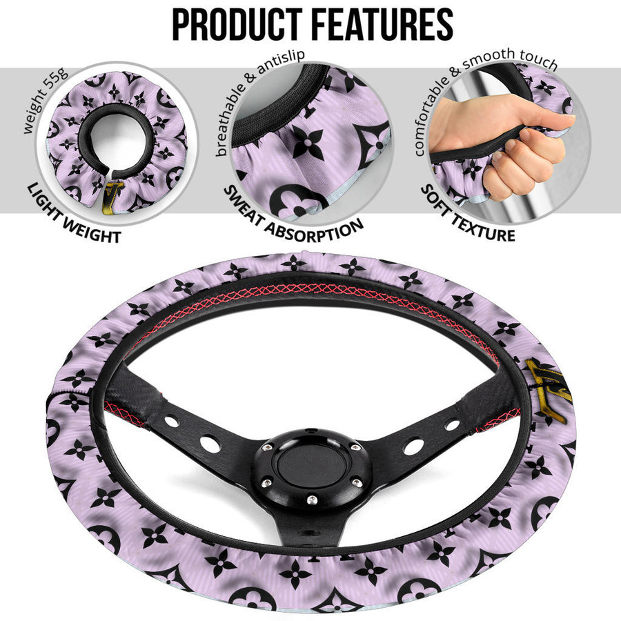 LV Steering Wheel Cover XFLQ921 Car Accessories and Car Components Designer  Car Supplies in 2023