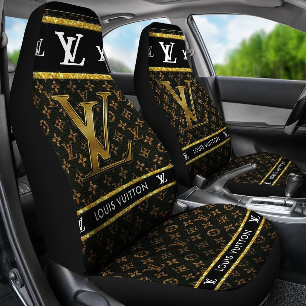 Louis Vuitton LV Symbol Car Seat Covers Fashion Car Accessories