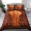 Leather Elephant Bedding Set Bed Sheets Spread Comforter Duvet Cover