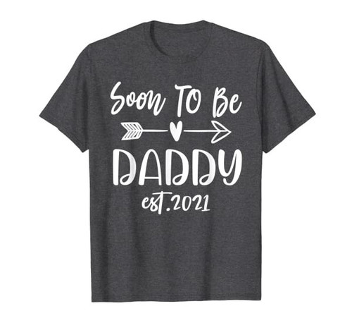 Soon To Be Daddy Est 2021 Gifts Christmast Family T-Shirt