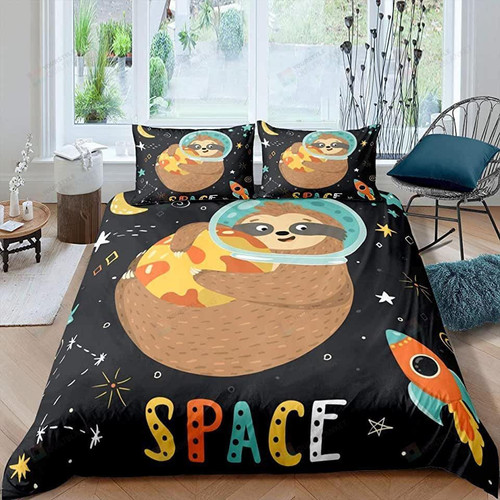Space Sloth Bed Sheets Duvet Cover Bedding Sets