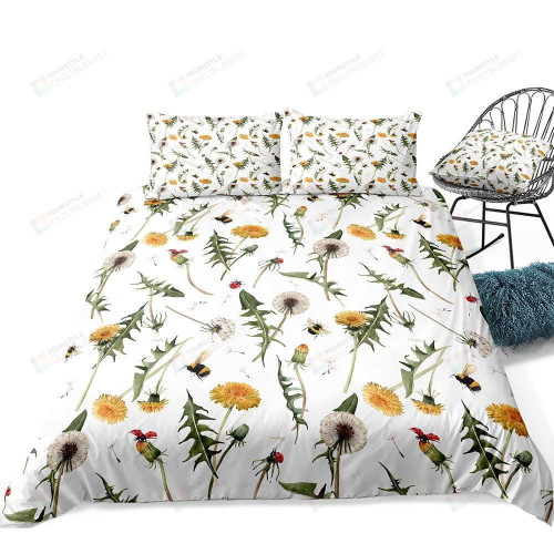 Flower Bed Sheets Spread Comforter Duvet Cover Bedding Sets