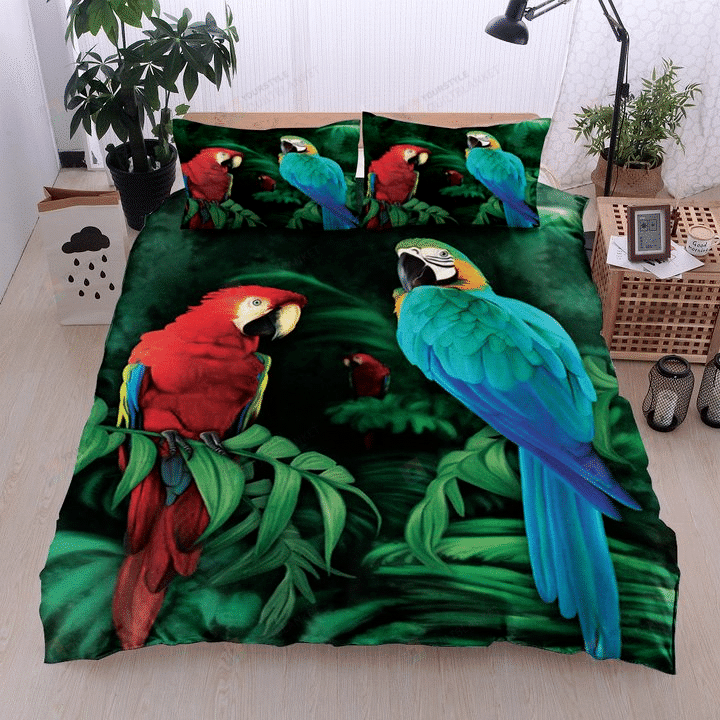Parrots Bedding Set Bed Sheets Spread Comforter Duvet Cover Bedding Sets