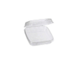 [SET OF 2] - Hefty Clear Hinged Tray - 8" x 8" (125 ct.)