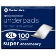 [SET OF 2] - Member's Mark Total Protection Underpad, 30" x 36" (100 ct.)