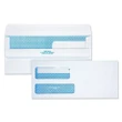 [SET OF 2] - Quality Park Redi-Seal Envelope, Security, #9, Double Window, Contemporary, White, 250/Carton