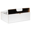 [SET OF 2] - Duck Self-Locking Shipping Boxes, 13" L x 9" W x 4" H, White, 25/Pack