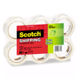 Scotch 3500 Packaging Tape, 1.88" x 54.6yds, 3" Core, Clear, 6pk.