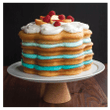 [SET OF 2] - Nordic Ware Quick Bake Stackable Tiered Cake Pan Set, 4 Pcs