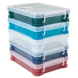 [SET OF 2] - Super Stacker, Document Boxes, Assorted Colors, 5 Pack