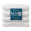 [SET OF 2] - Member's Mark Commercial Hospitality Bath Towels, White, Set of 8