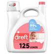 [SET OF 2] - Dreft Ultra Concentrated Liquid Baby Laundry Detergent (125 Loads, 170 fl. oz.)