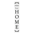 [SET OF 2] - Member's Mark Distressed White 6' 'Welcome to our Home' Entry-Way Sign